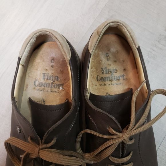 Finn Comfort Germany Tie Up Comfort Shoe Size 6 7 Sneaker Runner - Picture 4 of 8